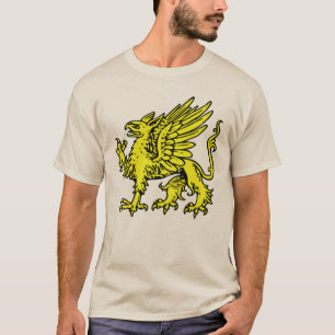 Medieval Gryphon Heraldry tshirt