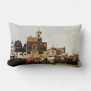 Medieval Harbour Lumbar Pillow