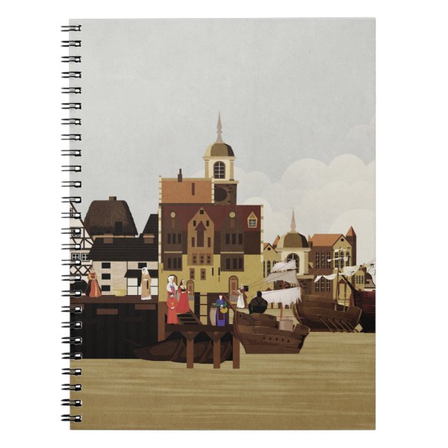 Medieval Harbour Notebook (Front)