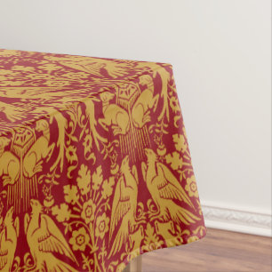 Medieval Hawk And Hound Pattern Tablecloth
