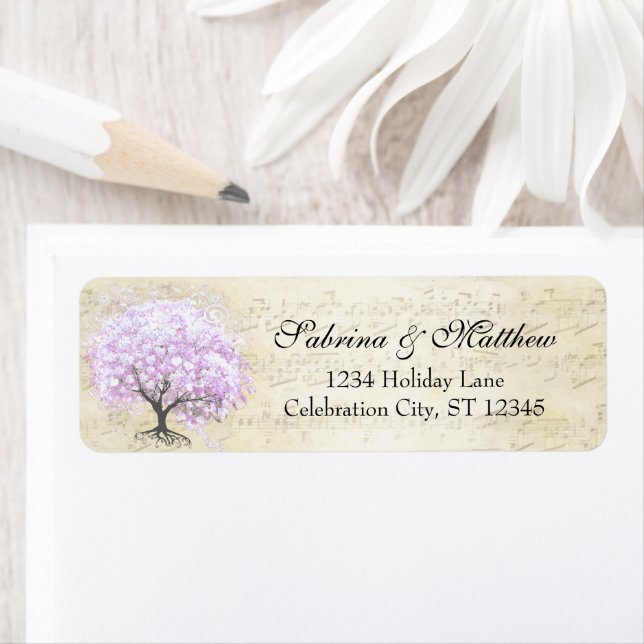 Medieval Heart Leaf Lavender Tree Love Bird Return (Insitu)