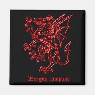 Medieval Heraldry Dragon Magnet