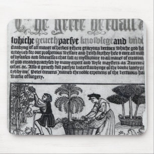 Medieval Herb Garden Mouse Pad