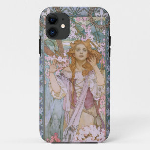 Medieval heroine Joan of Arc by Alphonse Mucha iPhone 11 Case