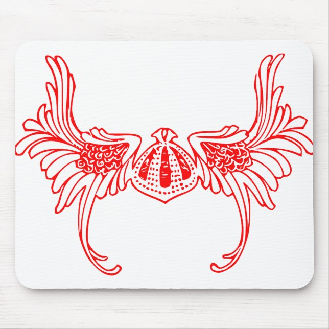 Medieval History Knight Warrior Old Sword Mouse Pad (Front)