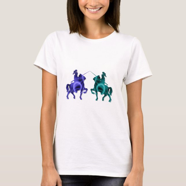 Medieval Horses Ladies T-Shirt (Front)