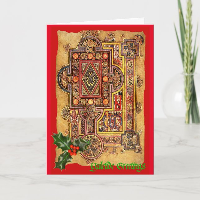 Medieval illumination Yuletide Card (Front)