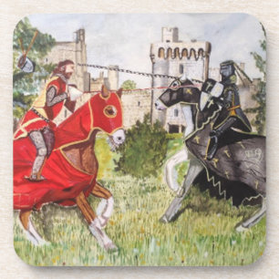Medieval Joust In front of Castle Coaster