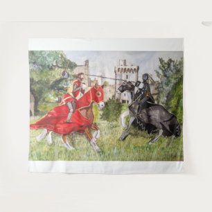 Medieval Joust Tapestry