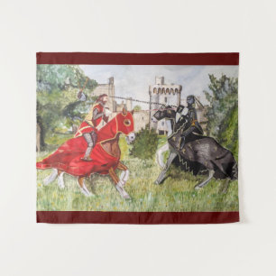 Medieval Joust Tapestry