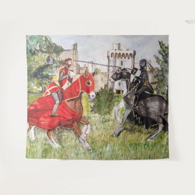 Medieval Joust Tapestry (Front (Horizontal))