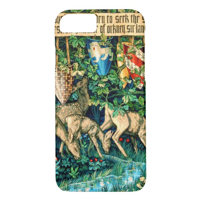 Medieval King Arthur William Morris Case-Mate iPhone Case (Back)