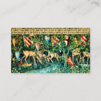 Medieval King Arthur William Morris Enclosure Card