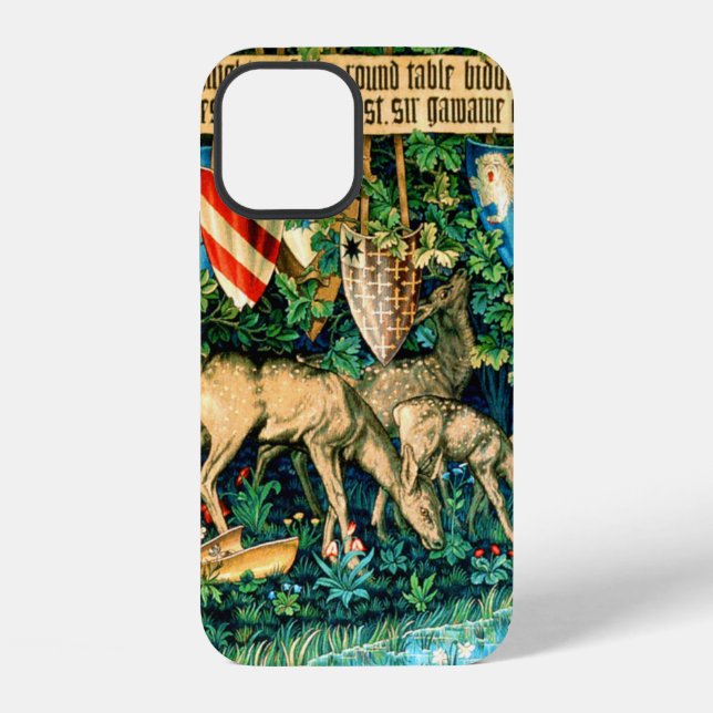 Medieval King Arthur William Morris iPhone Case (Back)