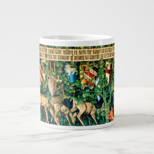 Medieval King Arthur William Morris Large Coffee Mug