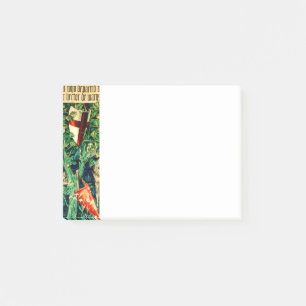 Medieval King Arthur William Morris Post-it Notes