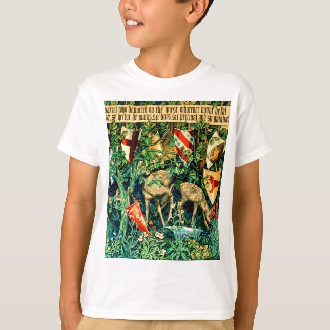 Medieval King Arthur William Morris T-Shirt (Front)