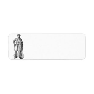 Medieval Knight Address Label