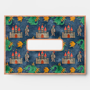 Medieval Knight Birthday Envelope