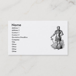 Medieval Knight Business Card