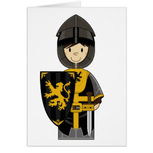 Medieval Knight Card