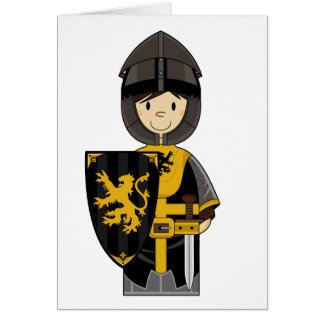 Medieval Knight Card