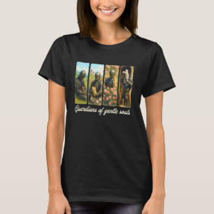 Medieval Knight Cat Lover Guardians of A Gentle Th T-Shirt