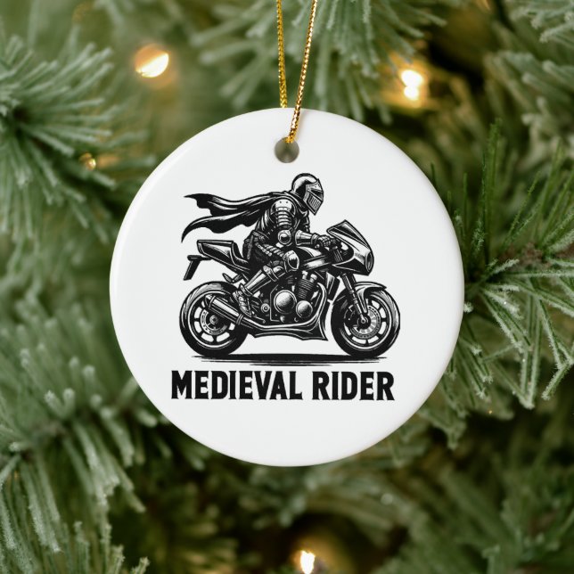 Medieval knight ceramic ornament (Tree)
