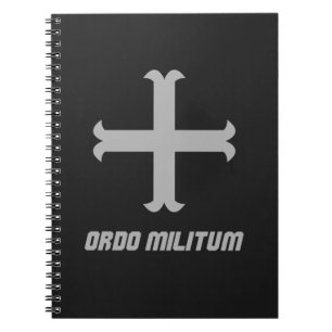 Medieval Knight Cross Emblem Notebook