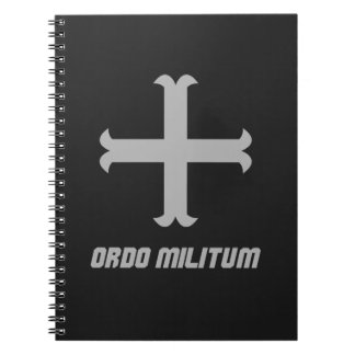 Medieval Knight Cross Emblem Notebook