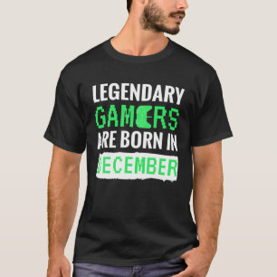 Medieval Knight December Birthday Sword And Shield T-Shirt