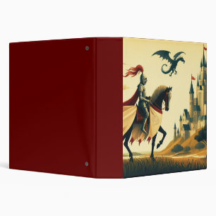 Medieval Knight/dragon/castle fantsy Binder