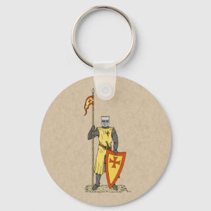 Medieval Knight Early 13th Century Keychain