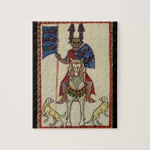 Medieval Knight Facing Forward Jigsaw Puzzle