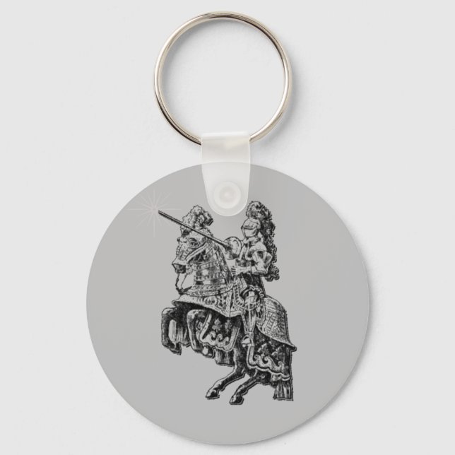Medieval Knight Fantasy Key Chain (Front)
