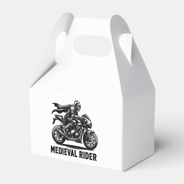 Medieval knight favor box (Front Side)