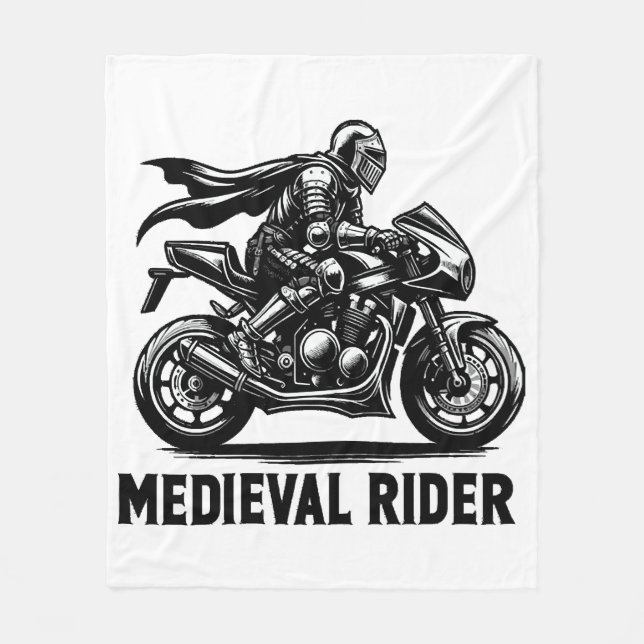 Medieval knight fleece blanket (Front)