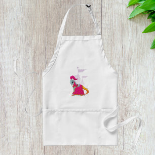 Medieval Knight Horse in Armour Fantasy Standard Apron