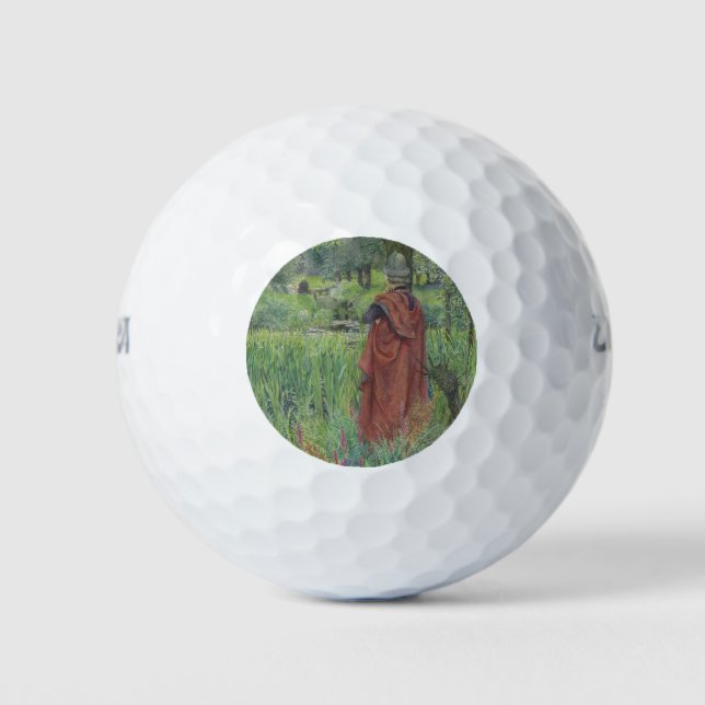Medieval Knight (Idylls of the King) Golf Balls (Front)