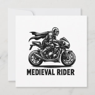 Medieval knight invitation