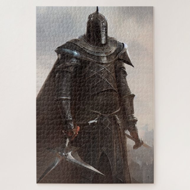 Medieval Knight Jigsaw Puzzle (Vertical)