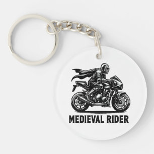Medieval knight keychain