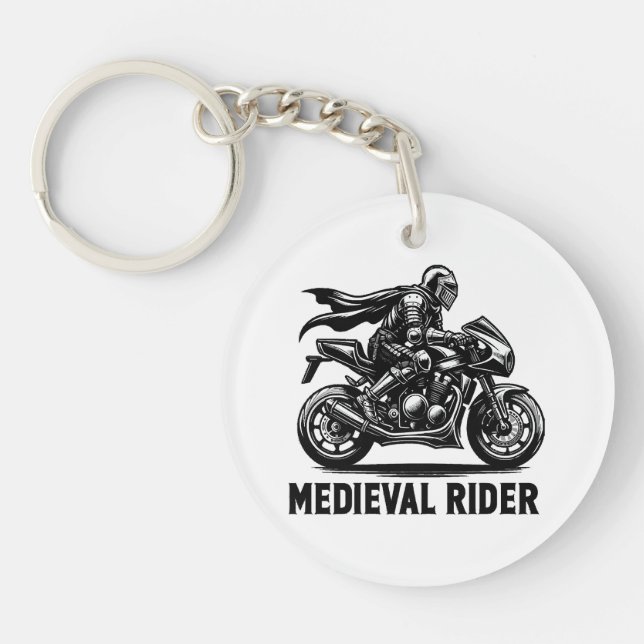 Medieval knight keychain (Front)