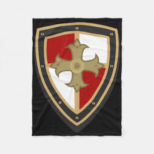 Medieval Knight - Medieval Renaissance Tunic  Fleece Blanket