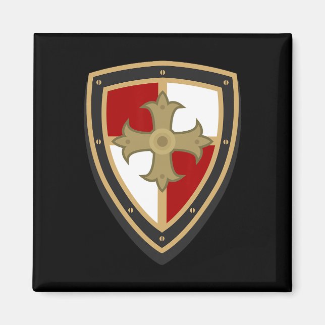 Medieval Knight - Medieval Renaissance Tunic  Magnet (Front)