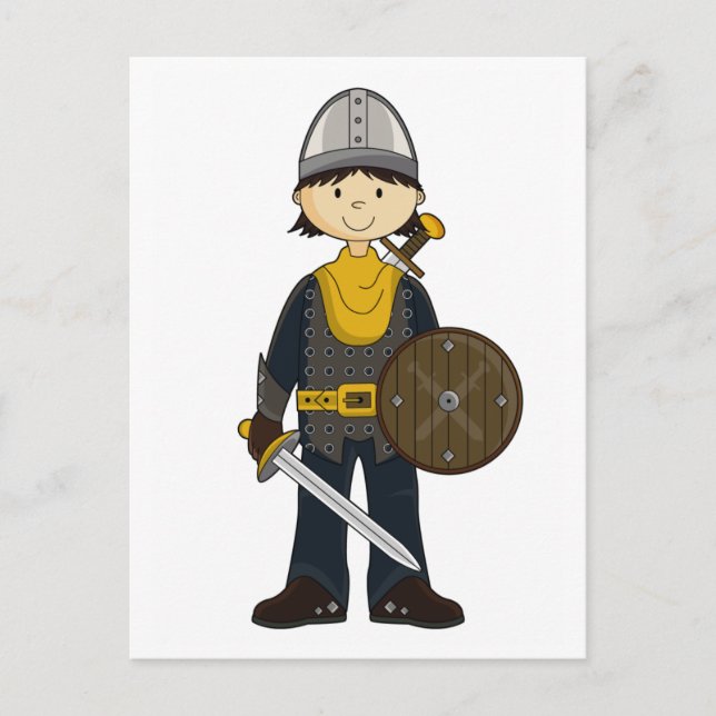 Medieval Knight Postcard (Front)
