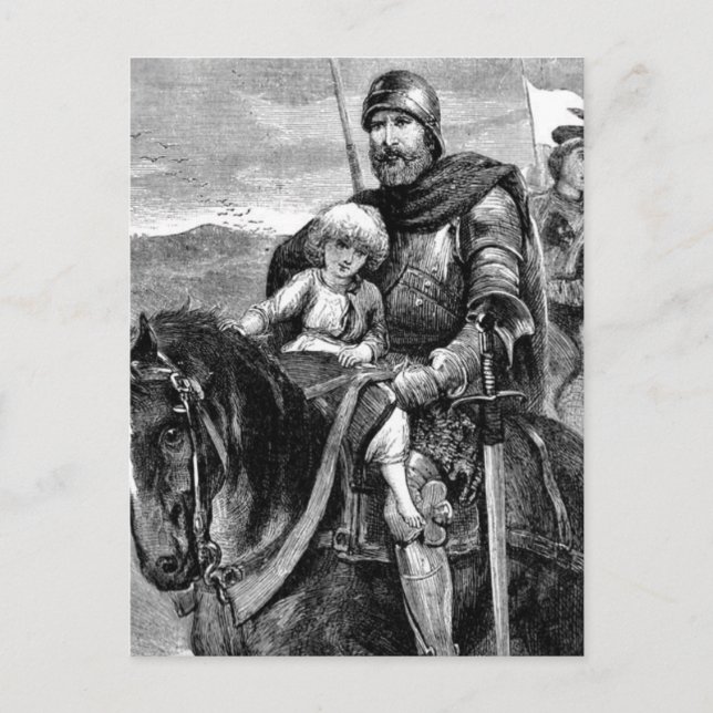 Medieval Knight Postcard (Front)