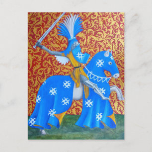Medieval Knight Postcard