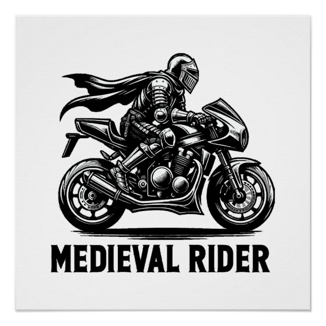 Medieval knight poster (Front)