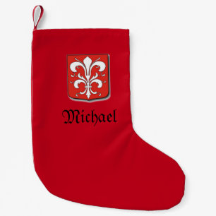 Medieval Knight Shield  Small Christmas Stocking